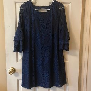 Navy Blue Cocktail Dress